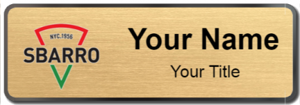 Custom name badges for Sbarro