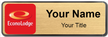 Custom name badges for Econo Lodge
