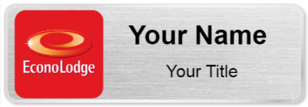 Custom name badges for Econo Lodge