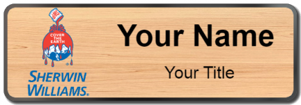 Custom name badges for Sherwin Williams