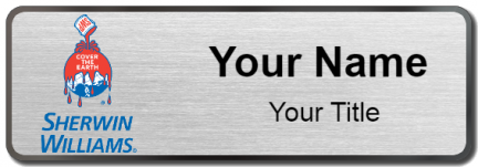 Custom name badges for Sherwin Williams