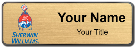 Custom name badges for Sherwin Williams