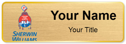 Custom name badges for Sherwin Williams