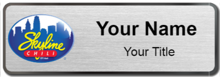 Custom name badges for Skyline Chili