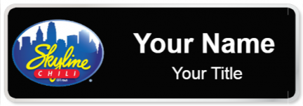 Custom name badges for Skyline Chili