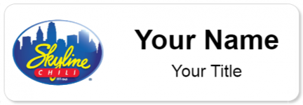 Custom name badges for Skyline Chili