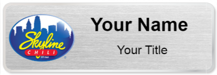 Custom name badges for Skyline Chili