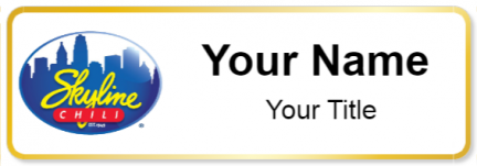 Custom name badges for Skyline Chili