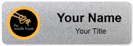 Custom name badges for The Noodle House