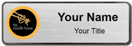 Custom name badges for The Noodle House