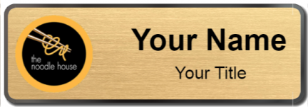 Custom name badges for The Noodle House