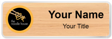 Custom name badges for The Noodle House