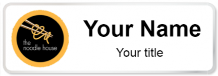 Custom name badges for The Noodle House