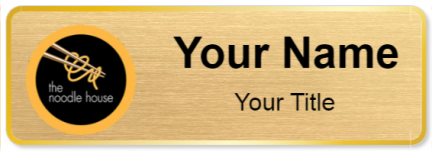 Custom name badges for The Noodle House