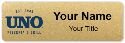 Custom name badges for Uno Pizzeria & Grill