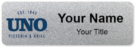 Custom name badges for Uno Pizzeria & Grill