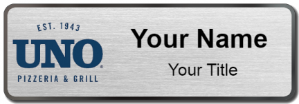 Custom name badges for Uno Pizzeria & Grill