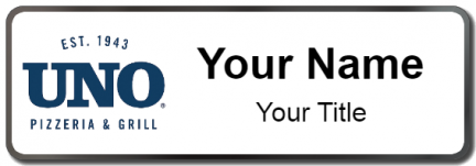 Custom name badges for Uno Pizzeria & Grill