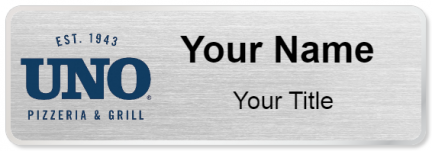 Custom name badges for Uno Pizzeria & Grill