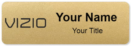 Custom name badges for Vizio