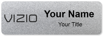 Custom name badges for Vizio