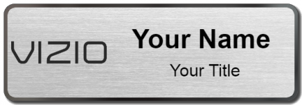 Custom name badges for Vizio