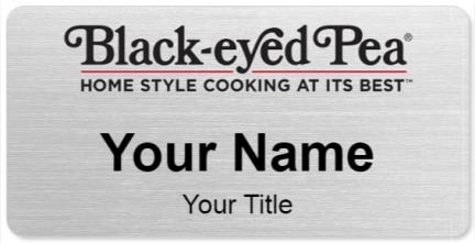 Custom name badges for Blackeyed Pea