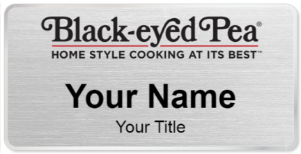 Custom name badges for Blackeyed Pea