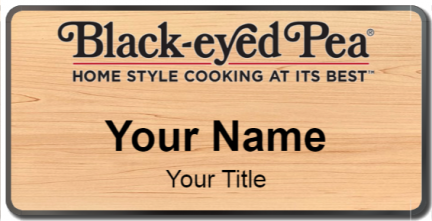 Custom name badges for Blackeyed Pea