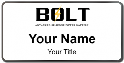 Custom name badges for Bolt
