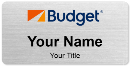 Custom name badges for Budget