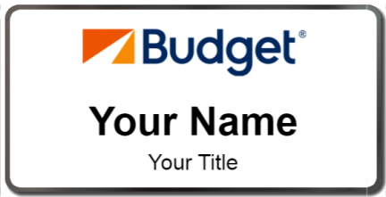 Custom name badges for Budget
