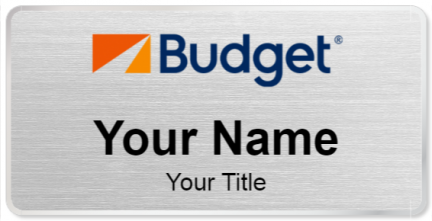 Custom name badges for Budget