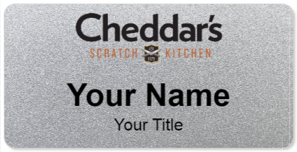 Custom name badges for Cheddars