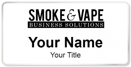 Custom name badges for Smoke and Vape