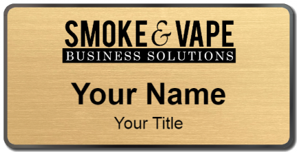 Custom name badges for Smoke and Vape