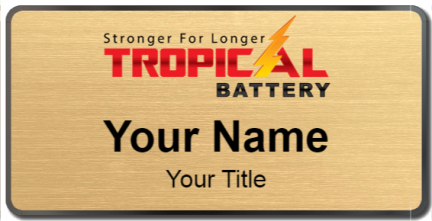Tropical Battery Template Image
