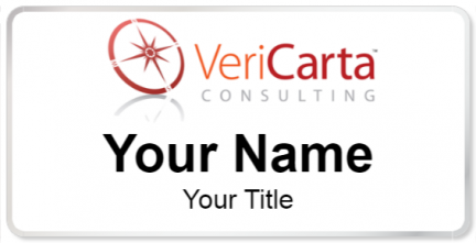 Custom name badges for VeriCarta Consulting