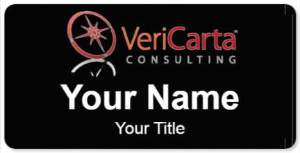 Custom name badges for VeriCarta Consulting