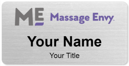 Custom name badges for Massage Envy