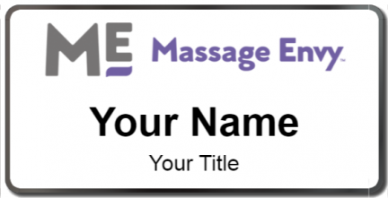Custom name badges for Massage Envy