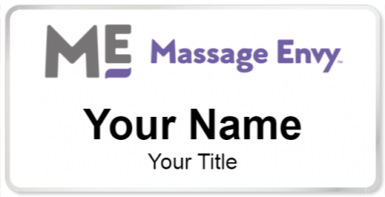 Custom name badges for Massage Envy