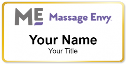 Custom name badges for Massage Envy
