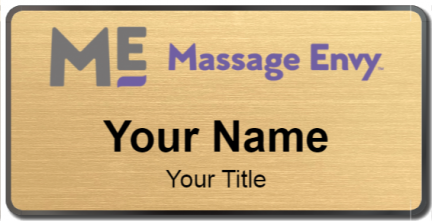 Custom name badges for Massage Envy