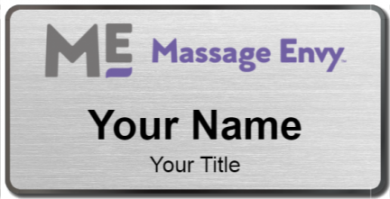 Custom name badges for Massage Envy