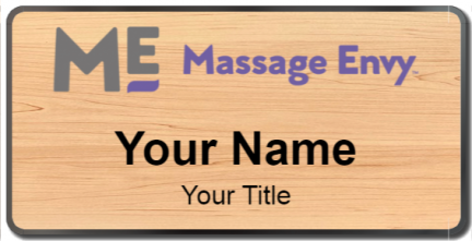 Custom name badges for Massage Envy