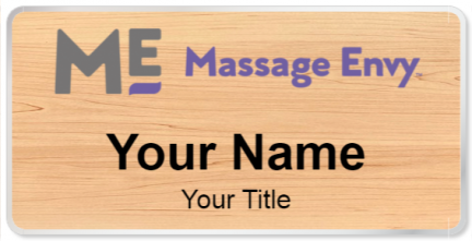 Custom name badges for Massage Envy