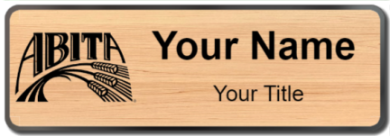 Custom name badges for Abita Brewing