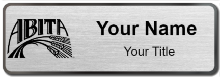 Custom name badges for Abita Brewing