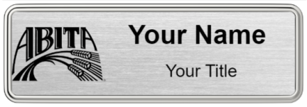 Custom name badges for Abita Brewing